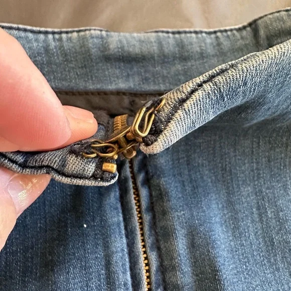 Free People Denim Modern Femme Mini Skirt - Dark Blue - Picture 8 of 11